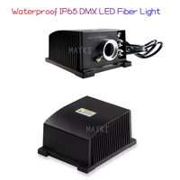 Moteur d'éclairage à fibres optiques LED étanche IP65 20W RGBW DMX, éclairage à fibres optiques scintillant, lumières de plafond étoilées LED