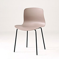 Chaise en plastique blanc moderne pour la formation et l'utilisation à la maison/bureau