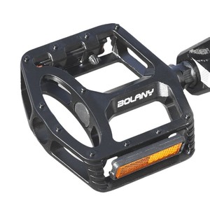 Pedales de plataforma Bolany de aleación de aluminio antideslizantes para bicicletas de montaña, color negro PD403 - Product Image 1