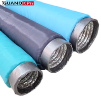 Tuyau flexible insonorisant en nanofibres pour silencieux acoustique de ventilation HVAC et de canalisations d'extraction silencieuses