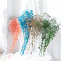 Buket Gypsophila Baby's Breath yang Diawetkan 17 Inci Bunga Alami Putih Gading Dekorasi Pernikahan Hari Valentine DIY Dekorasi Rumah Pesta INS