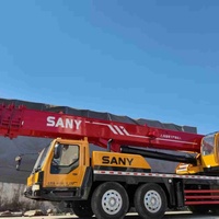 Grue montée sur camion Sany STC800 80t d'origine, hauteur de levage maximale 78m, équipement de levage lourd