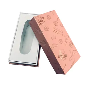 豪华成人振动器包装礼品盒粉色神秘盒电子产品，带5g智能手机天鹅绒插件