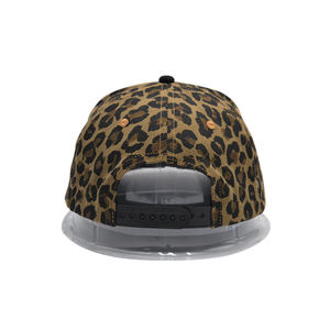 कस्टमाइज्ड लोगोटाइप थोक थोक ऑर्डर उच्च गुणवत्ता वाले कपास के लिए पांच पैनल तेंदुए बेसबॉल टोपी कैप - Product Image 3