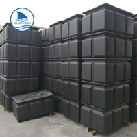 Jetée flottante et quai marin résistants aux UV avec plateforme de ponton durable pour bateaux, installation facile et stable