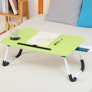 Bàn gấp với ngăn kéo bên trên giường máy tính xách tay đứng Bàn Bàn Ăn cho người lười biếng gấp bàn nhỏ - Product Image 6