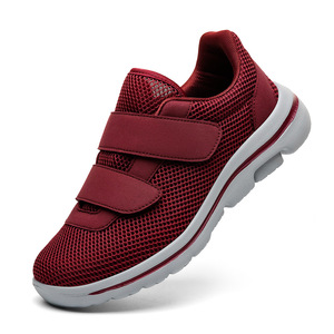 Chaussures de marche pour femmes à largeur étendue, en maille respirante, à bout rond, semelle EVA, sportives, toutes saisons, à enfiler, confortables pour personnes âgées - Product Image 5