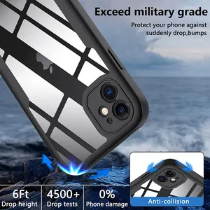 CHAOYIDIAN Custodia Protettiva Integrale 360 per <span class=keywords><strong>iPhone</strong></span> 15 14 13 12 11 Pro Max, <span class=keywords><strong>Cover</strong></span> Antiurto per Schermo Frontale <span class=keywords><strong>iPhone</strong></span> X XR <span class=keywords><strong>SE</strong></span> - Product Image 6