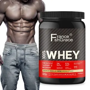 Whey Protein Powder Protein Powder for Muscle Gain Growth Free Non-GMO Gluten Free Vanilla Flavor
