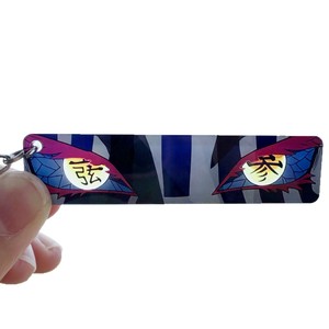 Nouveau pendentif carte transparente Demon Eye, Zenitsu No <span class=keywords><strong>Ichiro</strong></span>, accessoire acrylique anime du Temple Amaterasu, porte-clés - Product Image 6