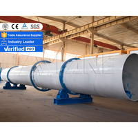 Séchoir rotatif à triple tambour à économie d'énergie LANE Tambour rotatif à paille de riz indirecte