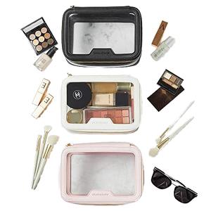 रोवयोन स्पष्ट मेकअप बैग बहुउद्देशीय यात्रा मेकअप ट्रेन मामले पोर्टेबल कॉस्मेटिक आयोजक पारदर्शी भंडारण बैग - Product Image 6