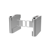 Barrière pivotante à grande vitesse en acier inoxydable 304 avec vérification par empreinte digitale, tourniquet piétonnier pour passage de foule scolaire