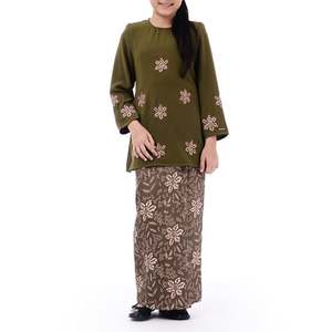 Mode dentelle moderne mère et fille correspondant tenues Abaya robe avec des vêtements de boutique pour enfants en gros - Product Image 2