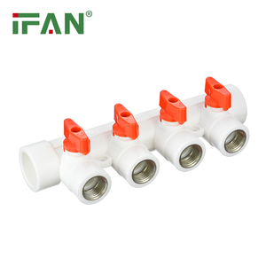 Ifan Phụ Kiện Ống Ppr Nước Nóng Lạnh Tùy Chỉnh Ống Nhựa Ppr Ống Góp 4 Chiều Ống Góp Vòi Nước - Product Image 1