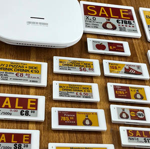 ระบบป้ายราคาอิเล็กทรอนิกส์แบบ Wi-Fi สำหรับซูเปอร์มาร์เก็ต พร้อมจอแสดงผลสี 4 สี สำหรับร้านค้าปลีก ป้ายราคาแบบดิจิทัล - Product Image 1