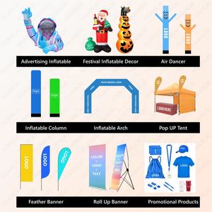 Modelo de héroe inflable, disfraz de personaje de dibujos animados, arco inflable para exteriores, gonflables publicitarios, eventos, fiestas - Product Image 4