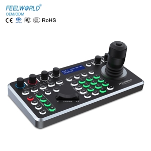 FEELWORLD Machine de diffusion en direct en métal avec zoom optique 20X, 255 préréglages, mise au point automatique, touches personnalisables pour le streaming en direct - Product Image 1