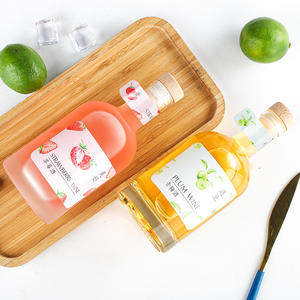 100Ml 200Ml 375Ml 500Ml 750Ml 1000Ml Giá Rẻ Giá Tùy Chỉnh Nhãn Frosted Thủy Tinh Trong Suốt Rỗng Rượu Chai Với Mẫu Miễn Phí - Product Image 2