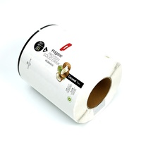 Étiquette de boisson adhésive biodégradable personnalisée, étiquette écologique, impression OEM, autocollant alimentaire pour bouteille de jus