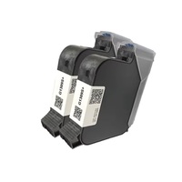 Cartouche d'encre noire à séchage rapide 25,4 50 mm pour imprimante jet d'encre à solvant G13095S+ 42 ml BK1225, remplacement pour imprimante de codage portable 25,4 mm