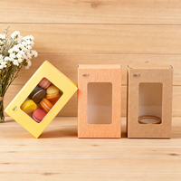 Vente en gros Boîte à pâtisserie pour desserts en papier kraft avec couvercle Boîtes à gâteaux pour pain en relief imprimées sur mesure pour le stockage de sandwichs de pique-nique
