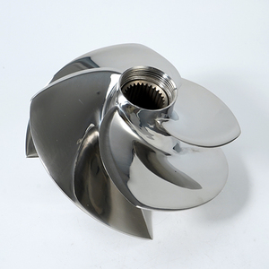 Impulsor de Bomba para Moto Acuática de 159 mm de Diámetro, 4 Aspas, Acero Inoxidable Pulido, Impulsor de Motor PWC para Seadoo <span class=keywords><strong>GTX</strong></span> 215, Paso 14/19 - Product Image 1