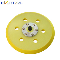 EVERTOOL Plaque de polissage de 6 pouces (150 mm) à fixation auto-agrippante, filetage 5/16"-24, pour polisseuse orbitale et ponceuse pneumatique