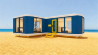 Maison capsule spatiale V7+ de 52 m², maison préfabriquée en kit, villa indépendante à 2 chambres pour complexe familial