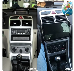 Pour <span class=keywords><strong>Peugeot</strong></span> <span class=keywords><strong>307</strong></span> 2002-2013, <span class=keywords><strong>autoradio</strong></span> avec écran tactile de 9 pouces, montage sur tableau de bord, appareil <span class=keywords><strong>2</strong></span> <span class=keywords><strong>Din</strong></span>, processeur octa-core, <span class=keywords><strong>autoradio</strong></span> Android Quad, GPS - Product Image 2