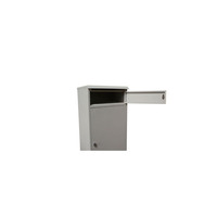 Boîte aux lettres en acier inoxydable, poste de grande taille, poste d'appartement, livraison de colis