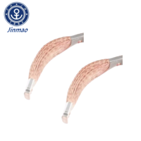 Barre omnibus en cuivre flexible personnalisée pour alimentation électrique 200-300A pour distribution d'énergie, transmission automobile, batteries LiFePO4 CE