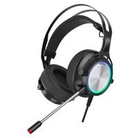 Auriculares estéreo para juegos con cable Virtual 7,1 con micrófono y luz RGB