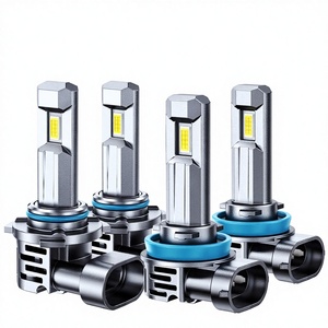Ampoule LED H11 9005 12V, ajustement direct 1:1, taille mini, 70000LM, feux antibrouillard combinés H8/H9 HB3 avec ventilateur de refroidissement, IP68, lot de 4 - Product Image 3