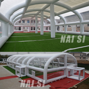 Dôme de structure supporté par l'<span class=keywords><strong>air</strong></span> pour piscine/tentes gonflables Dôme de piscine de grande taille transparent - Product Image 5