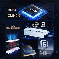 GUDGA 32 Go DDR4 3200 MHz PC4-25600 1,35 V Non-ECC 19-19-19 Timing RAM de jeu pour PC de bureau avec dissipateur thermique en stock