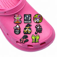 Breloques de chaussures en PVC pour Halloween : Crâne, Fantôme, Sorcière, Citrouille – Décorations d'Halloween, Accessoires de chaussures personnalisés pour Femmes, Hommes et Enfants
