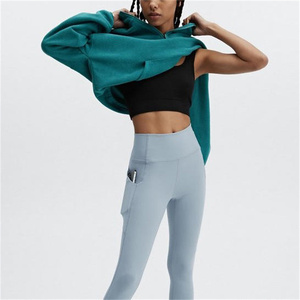 Sudadera de manga larga con forro Polar y cremallera para mujer, jersey de corte clásico, novedad de <span class=keywords><strong>2022</strong></span> - Product Image 6