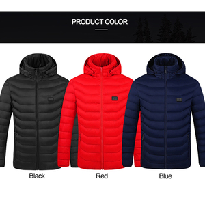 Bon prix personnalisé hommes femmes Usb Beheizbare Jacke manteau chauffant veste chauffante avec batterie - Product Image 6