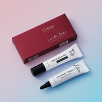 Kit de teinture pour cils et sourcils Gollee Private Label - Formule gel semi-permanente longue durée et résistante à l'eau
