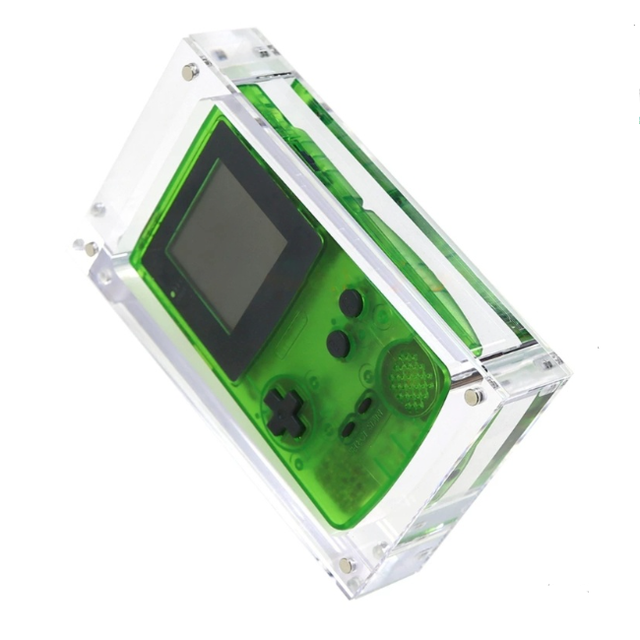 High Quality Modern PMMA Magnetic Game Boy Case Holder Display Cabinet with Transparent Storage Box Eco-Friendly Custom Logo