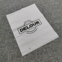 Sacs refermables en PE écologiques résistants à l'humidité, option d'impression sérigraphique personnalisée, réutilisables, durables pour l'emballage de vêtements et de cosmétiques