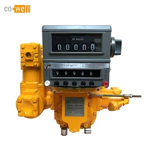 diesel oil flow meter with preset reigster counter