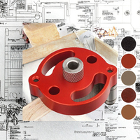 Gabarit de centrage portable et réglable pour le positionnement de trous individuels, outils de menuiserie DIY, outils d'assemblage OEM ODM