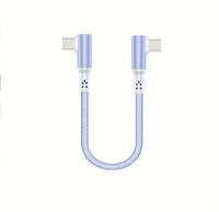 Câble de charge rapide USB C vers USB C à angle droit HOTNOW 0,5 m 1 pièce PD 100W Type C USB 3.2 pour téléphone portable