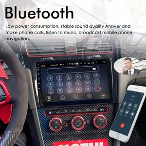 Autoradio Android 13 avec commande vocale IA, 8 Go + 128 Go, navigation GPS, stéréo pour VW Volkswagen Golf 7 2013-2017, lecteur multimédia vidéo CarPlay - Product Image 4