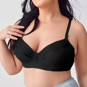 Reggiseno Push-up Sexy da donna con coppe BCD a tre file in seta lavorato a maglia reggiseno taglie forti da donna - Product Image 4