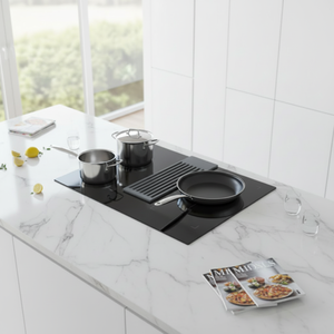 Table de <span class=keywords><strong>cuisson</strong></span> à induction encastrable Ohigitecki avec 4 brûleurs en céramique, commande tactile et <span class=keywords><strong>hotte</strong></span> aspirante <span class=keywords><strong>intégrée</strong></span> - Product Image 4