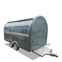 Mini nourriture remorque crème glacée Van cuisine salle à manger voiture nourriture vente chariot Mobile jus Mobile alimentaire camion Hot Dog Stand
