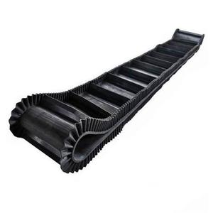 Oluklu yanak konveyör bant özel kesme kauçuk konveyör bant - Product Image 4